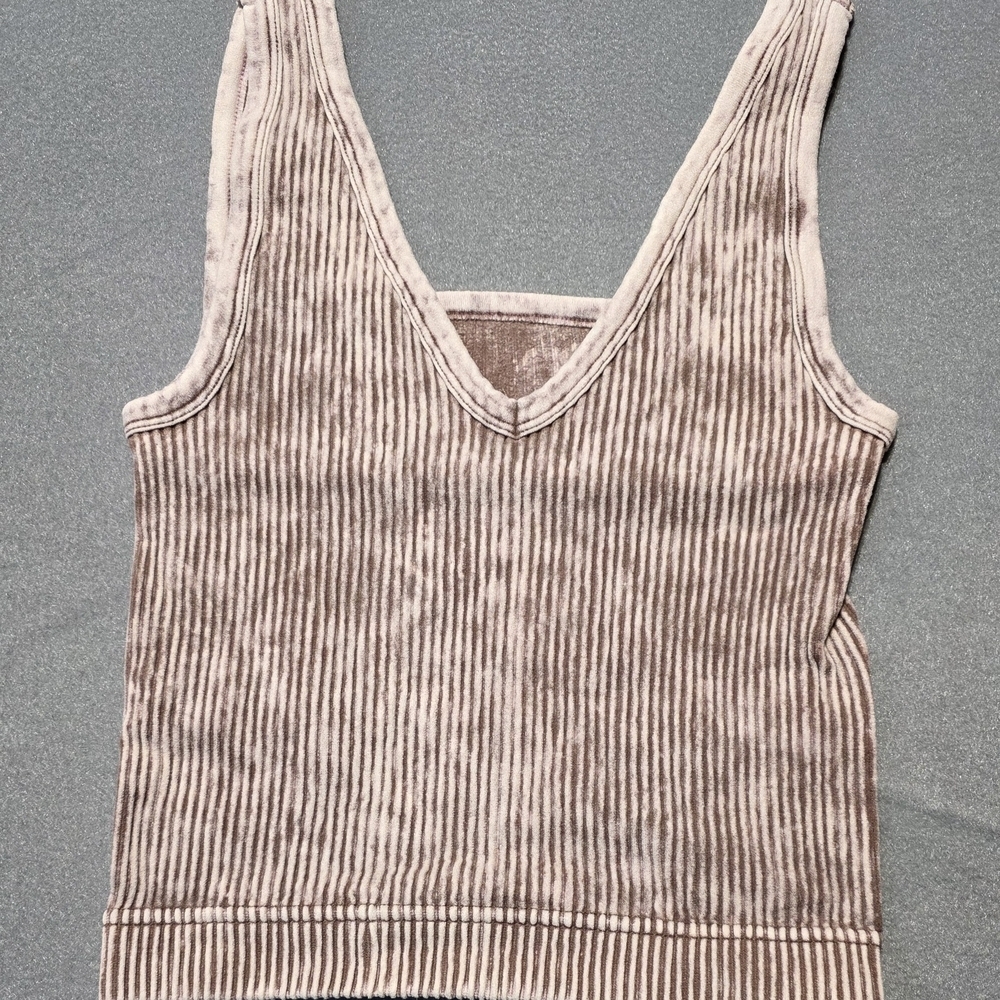 Zenana Outfitters Ribbed Reversible Ribbed Tank Top So Soft - New In Poly PTP 17 - Picture 2 of 4